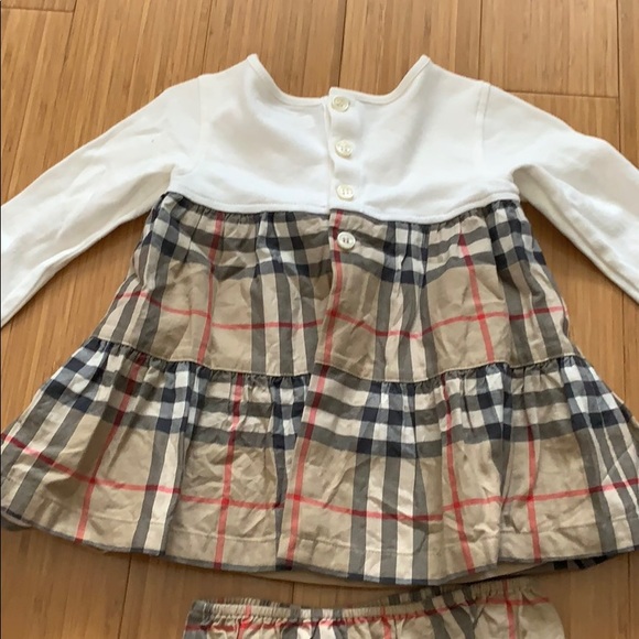 Authentic Burberry Girls L/S Top Set sz 6M/68cm - Picture 5 of 7